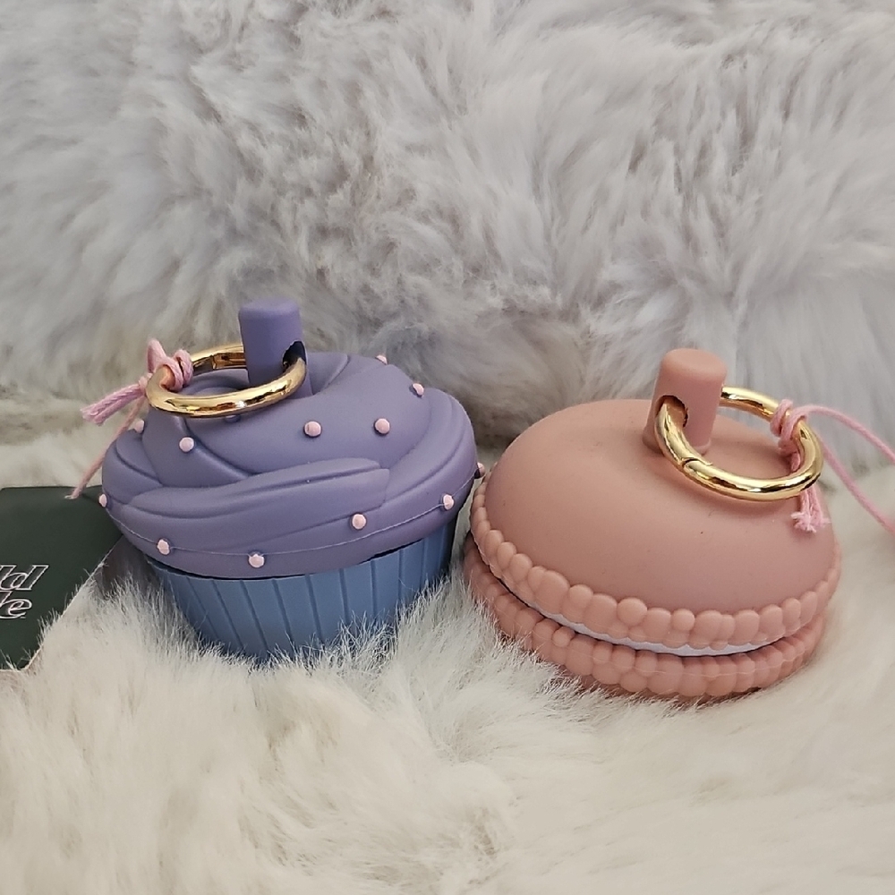 Purple and Pink Key Card Holders with Elegant Gold Accents